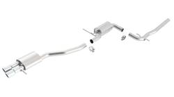 Borla - Borla 140397 S-Type Cat-Back Exhaust Dual Left Rear Exit for 06-10 VW Jetta 2.5L - Image 1