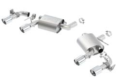 Borla - Borla 11924 S-Type Axle-Back Exhaust Dual Split Rear Exit for 16-24 Camaro SS - Image 1