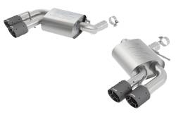 Borla - Borla 11921CF ATAK Axle-Back Exhaust Dual Split RR Exit for 16-24 Camaro SS 6.2 - Image 1