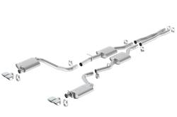 Borla - Borla 140628 ATAK Cat-Back Exhaust Dual Split Rear Exit for 15-23 Challenger R/T - Image 1