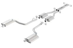 Borla - Borla 140443 S-Type Cat-Back Exhaust Single Split RR Exit for 11-14 Charger R/T - Image 1