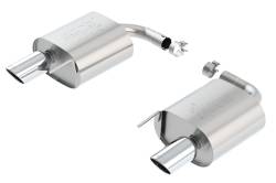 Borla - Borla 11939 ATAK Axle-Back Exhaust Single Split Rear Exit for 15-23 Ford Mustang - Image 1