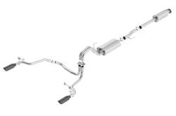 Borla - Borla 140615BC S-Type Cat-Back Exhaust Single Split Rear Exit 15-20 F150 2.7/3.5 - Image 1