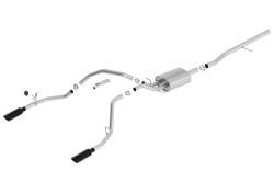 Borla - Borla 140536BC S-Type Cat-Back Exhaust Single Rear Exit for 14-19 Silv/Sra 1500 - Image 1