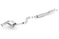 Borla - Borla 140505 Touring Cat-Back Exhaust Dual Left Rear Exit for 06-11 BMW 328i 3.0 - Image 1