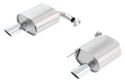 Borla - Borla 11890 ATAK Axle-Back Exhaust Single Split Rear Exit for 15-23 Ford Mustang - Image 1