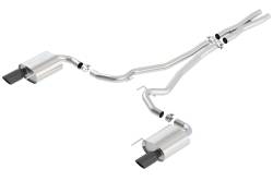Borla - Borla 140590BC S-Type Cat-Back Exhaust One Split Rear Exit 15-17 Mustang GT 5.0L - Image 1