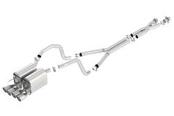 Borla - Borla 140452 S-Type II Cat-Back Exhaust Dual Split Rear Exit for 05-08 Corvette - Image 1