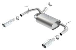 Borla - Borla 11860 ATAK Axle-Back Exhaust Truck Single Split RR Exit 12-18 Wrangler 3.6 - Image 1