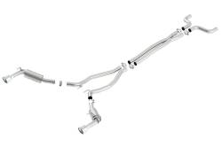 Borla - Borla 140532 ATAK Cat-Back Exhaust Single Split RR Exit for 14-15 Camaro SS 6.2L - Image 1