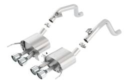 Borla - Borla 11881 ATAK Axle-Back Exhaust Quad Center Rear Exit for 14-19 Corvette 6.2 - Image 1