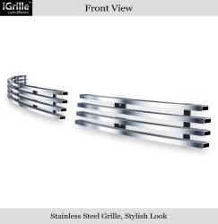 APS - APS Stainless Billet Bumper Grille Brushed for 10-13 Toyota Tundra GR20FFG19C - Image 2