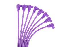 Taylor Cable - Taylor Cable 73151 8mm Spiro-Pro Spark Plug Wire Set Purple 90-DEG Universal - Image 3