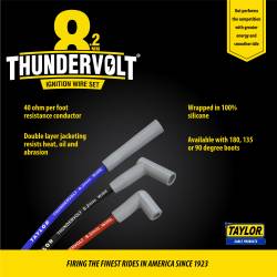 Taylor Cable - Taylor 84055 ThunderVolt 40ohm Ferrite Core Spark Plug Wire Set Ford/Lincoln - Image 3