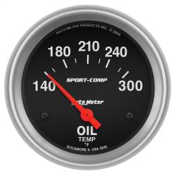 AutoMeter - AutoMeter 3543 Sport-Comp Air Core Oil Temperature Gauge 140-300-DEG F 2-5/8" - Image 1