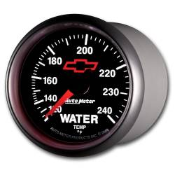AutoMeter - AutoMeter 3632-00406 Water Temp Gauge 120-240F 2-1/16" for Chevy Red Bowtie - Image 3