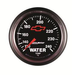 AutoMeter - AutoMeter 3632-00406 Water Temp Gauge 120-240F 2-1/16" for Chevy Red Bowtie - Image 5