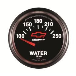 AutoMeter - AutoMeter 3637-00406 Water Temp Guage 100-250°F 2-1/16" for Chevy Red Bowtie - Image 3