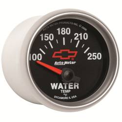AutoMeter - AutoMeter 3637-00406 Water Temp Guage 100-250°F 2-1/16" for Chevy Red Bowtie - Image 4