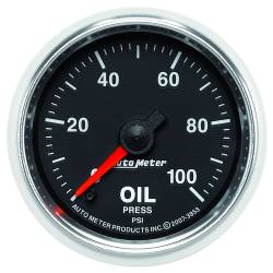 AutoMeter - AutoMeter 3853 GS Oil Pressure Gauge 0-100PSI 2-1/16" Stepper Motor - Image 1
