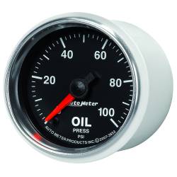AutoMeter - AutoMeter 3853 GS Oil Pressure Gauge 0-100PSI 2-1/16" Stepper Motor - Image 2