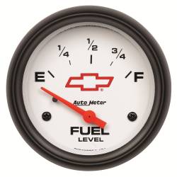 AutoMeter - AutoMeter 5814-00406 Elec Fuel Level Gauge 0-90Ohm 2-5/8" for Chevy Red Bowtie - Image 1