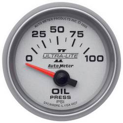 AutoMeter - AutoMeter 4927 Ultra-Lite II Electric Oil Pressure Gauge 0-100PSI 2-1/16" - Image 1