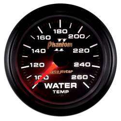 AutoMeter - AutoMeter 7555 Phantom II Water Temp Gauge 100-260 -DEG F 2-1/16" Stepper Motor - Image 2