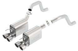 Borla - Borla 11917 S-Type II Axle-Back Exhaust Dual Split Rear Exit for 06-13 Corvette - Image 1