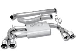 Borla - Borla 140312 S-Type Cat-Back Exhaust Dual Rear Exit for 08-14 Subaru WRX 2.5L - Image 1