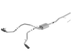 Borla - Borla 140549BC ATAK Cat-Back Exhaust Split Side Exit for 14-19 Sra/Silv 1500 5.3 - Image 1