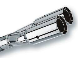 Borla - Borla Exhaust 20203 Universal 14" Long Tip x 2.5" Inlet 3" Dual Round Outlet - Image 1