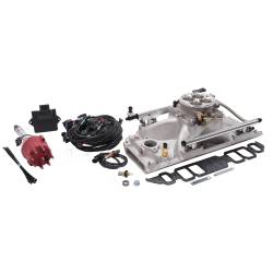 Edelbrock - Edelbrock 35860 Pro-Flo 4 EFI Traditional 4150-Style Kit Chevy BB Rectangle Port - Image 1