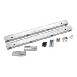 Edelbrock - Edelbrock 3645 Fuel Rail Kit -6 AN Clear Anodized Aluminum for BBF Engines - Image 1