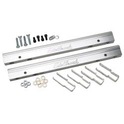 Edelbrock - Edelbrock 3633 Fuel Rail Kit for Big-Block Chevy -6 AN Clear Finish - Image 1