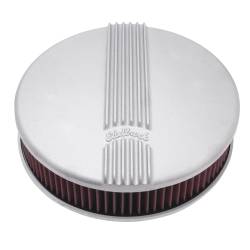 Edelbrock - Edelbrock 41179 Classic Satin Round Air Cleaner Single 4-Bbl Carb 3" Element - Image 1