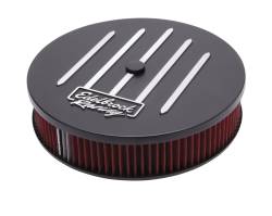 Edelbrock - Edelbrock 41663 Racing Blk 14" Round Air Cleaner 3" Pro-Flo Element Deep Flange - Image 2