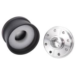 Edelbrock - Edelbrock 42133 Push-in Round Billet Aluminum Breather Black - Image 2