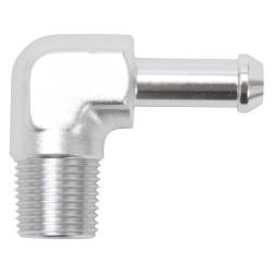 Edelbrock - Edelbrock 8168 Heater Hose End Fitting 90 w/3/8" NPT & 3/8" Barb - Image 1