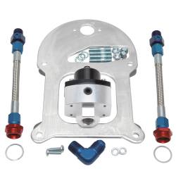 Edelbrock - Edelbrock 8192 Fuel Pressure Regulator Single Regulator Dual Outlet Std-Flange - Image 1
