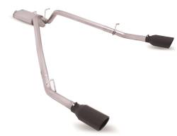 Gibson Performance Exhaust - Gibson Performance 66570B Split Rear Cat-Back Exhaust System Stainless - Image 1