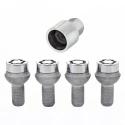 McGard - McGard 28175 Chrome Bolt Style Radius Seat Lock Bolt Set M12 x 1.5 - Image 2