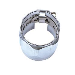Russell - Russell 622270 Tube Seal Hose End Chrome Finish 3/8" Fuel Hose -08AN ALL - Image 2
