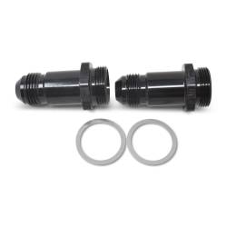 Russell - Russell 640213 8AN Holley Dual Feed 750 To Dominator 1350 Carb 2" Black Pair - Image 1