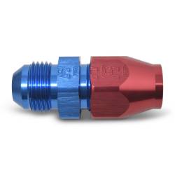 Russell - Russell 639230 8AN Male 37-DEG To 1/2" Line Alum. Fuel Line Adapter w/Red/Blue - Image 1