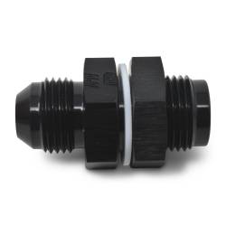 Russell - Russell 670880 Adapter Fitting Fuel Cell Bulkhead -12AN Fuel Cell Bulkhead Black - Image 1