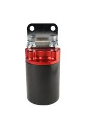 Aeromotive Fuel System - Aeromotive 12317 Canister Style Fuel Filter 10 Micron Red/Black - Image 2
