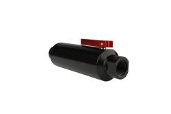 Aeromotive Fuel System - Aeromotive 12331 Shutoff Valve Fuel Filter 100 Micron ORB-10 Black - Image 3
