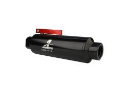 Aeromotive Fuel System - Aeromotive 12331 Shutoff Valve Fuel Filter 100 Micron ORB-10 Black - Image 4