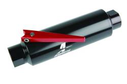 Aeromotive Fuel System - Aeromotive 12331 Shutoff Valve Fuel Filter 100 Micron ORB-10 Black - Image 5